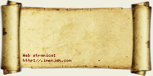 Kristina Sorak vizit kartica